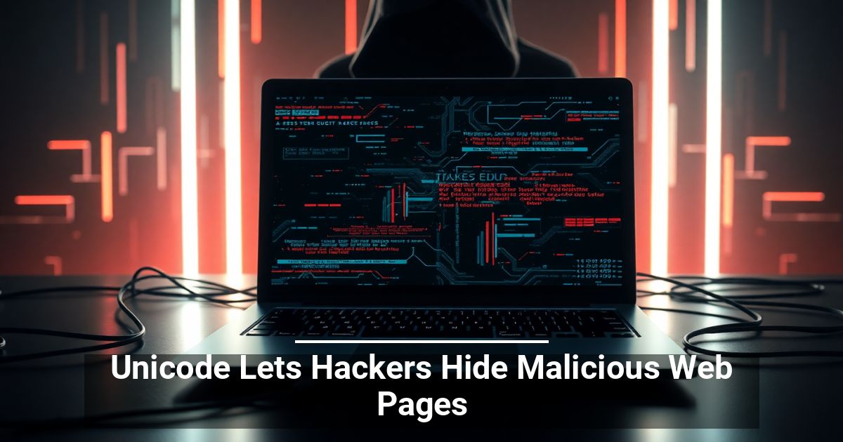 Unicode Lets Hackers Hide Malicious Web Pages